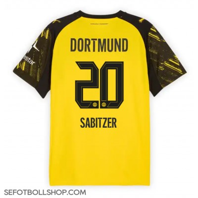 Billiga Borussia Dortmund Marcel Sabitzer #20 Hemma fotbollskläder 2025-26 Kortärmad Billiga Borussia Dortmund Marcel Sabitzer #20 Hemma fotbollskläder 2025-26 Kortärmad